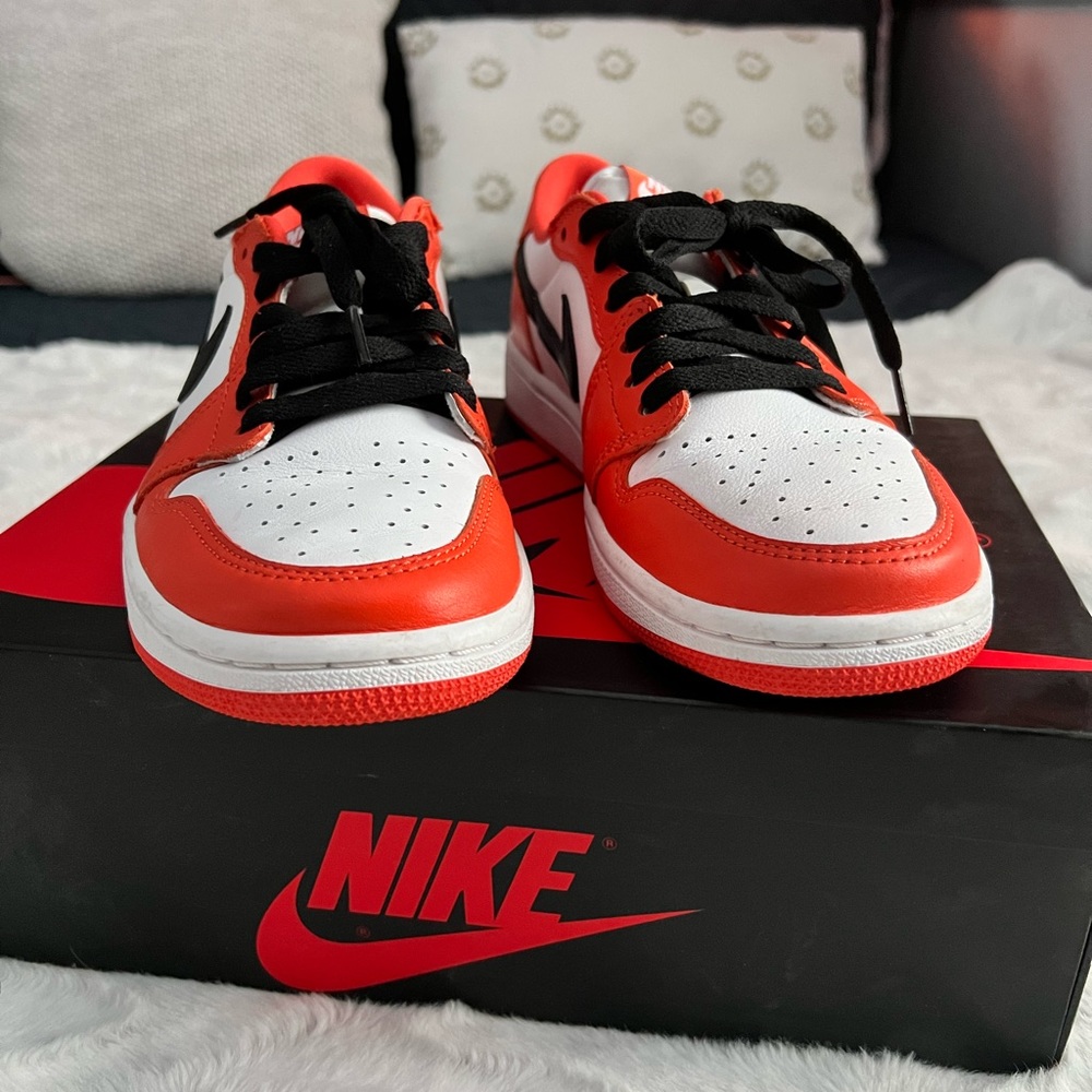 Air Jordan 1 low Og orange white and black